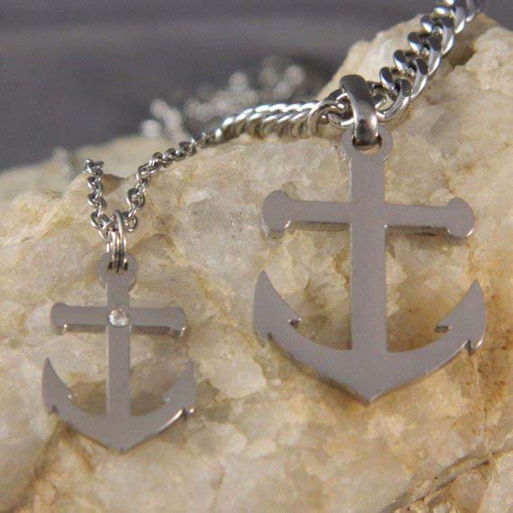 Stainless Steel Ankh Cross Necklace Set – His & Hers Matching Egyptian Symbol Pendants, Gift Ready - View #10