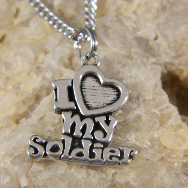 I Love My Soldier Necklace